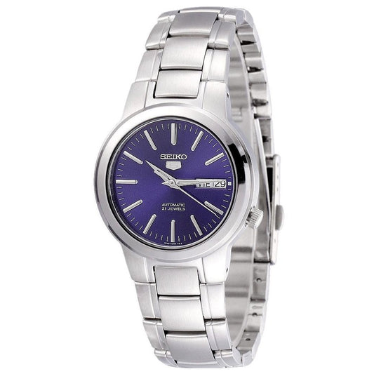 Seiko Gents Automatic Blue Dial Stainless Steel Bracelet Watch - KBAntiques & Watches Online