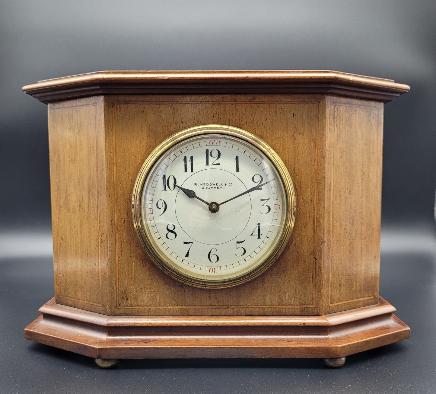 Antique Clock Retailed by R.mc Dowell 
