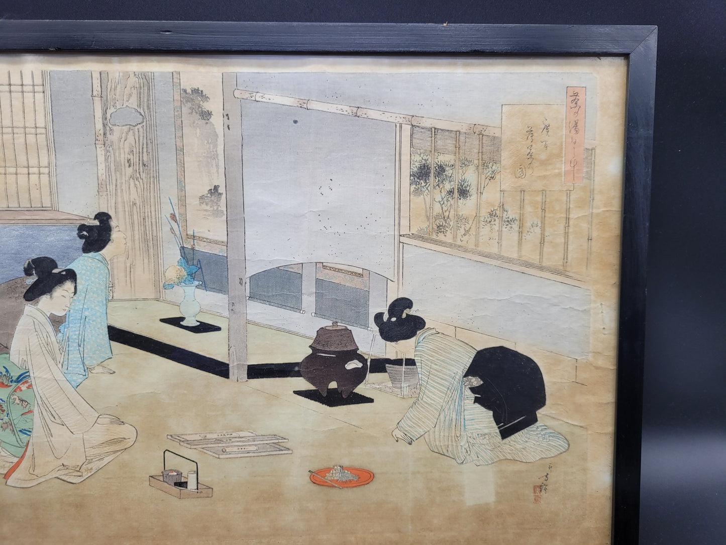 Antique Japanese woodblock Print 
