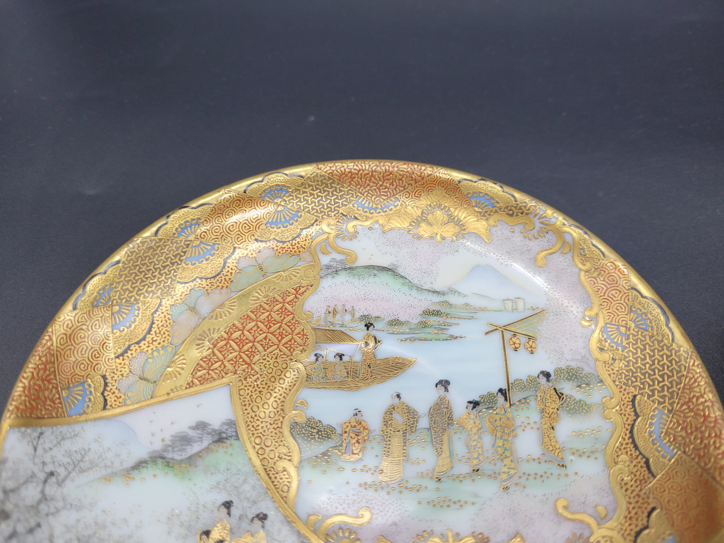 Meji Japanese Satsuma 19th Century Plates Signed 