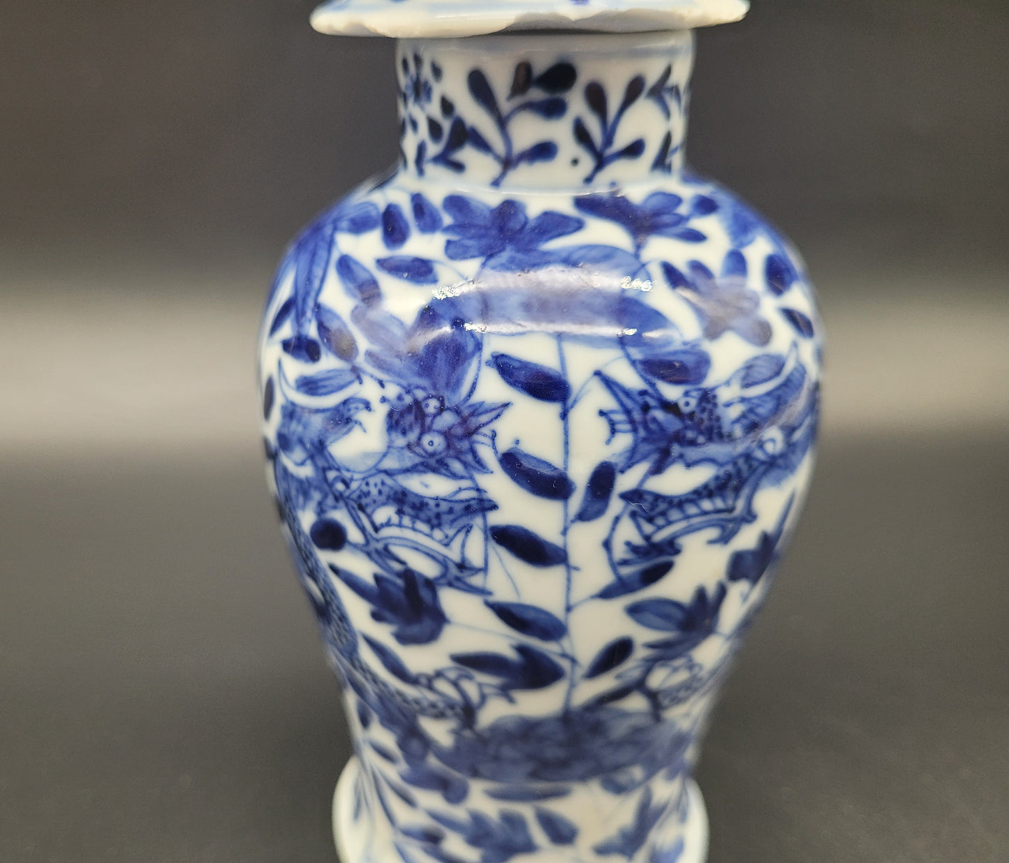 Antique Chinese Dragon Vase 19th Century 