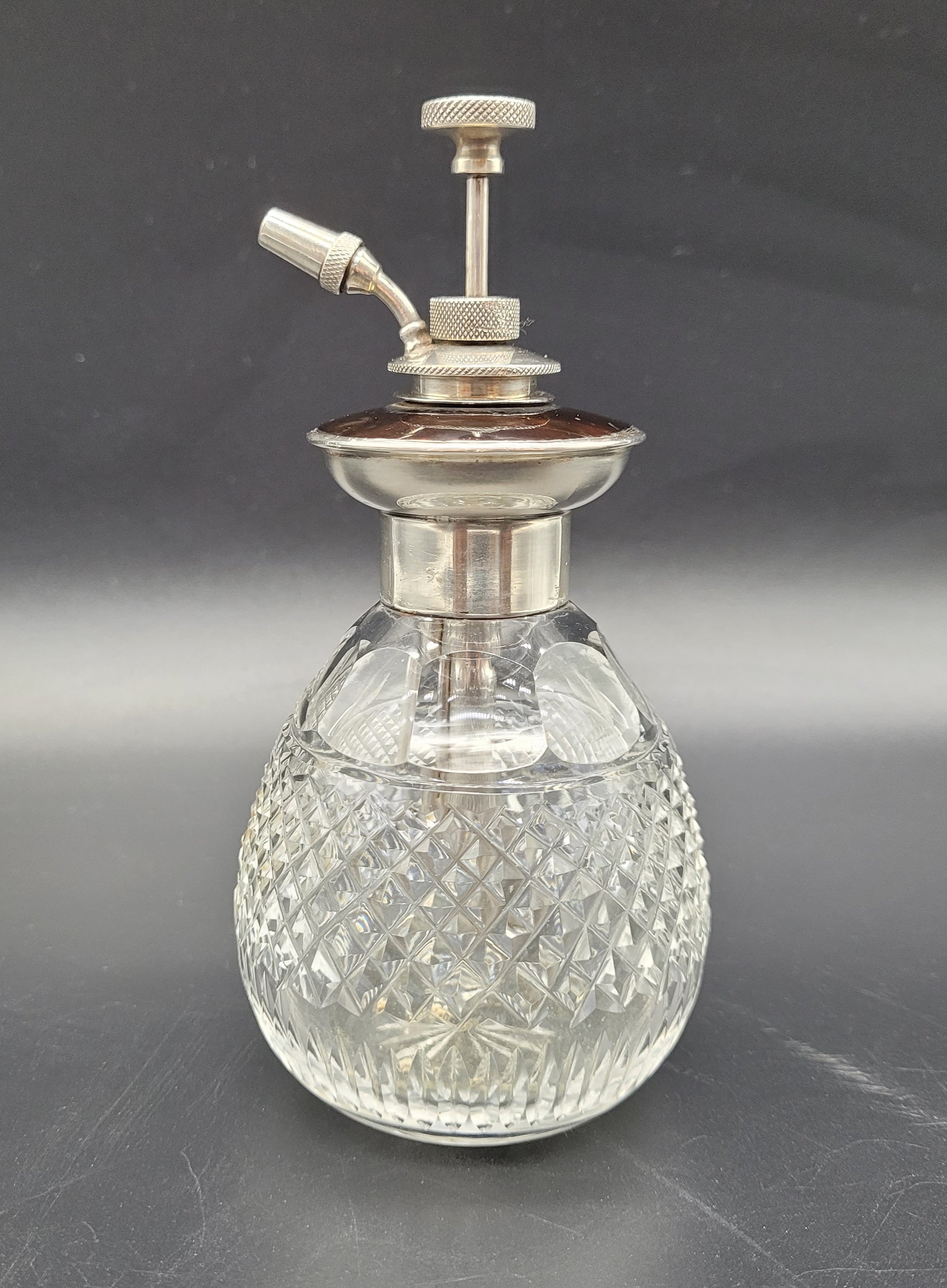 Crystal & Sterling Silver Perfume Atomiser