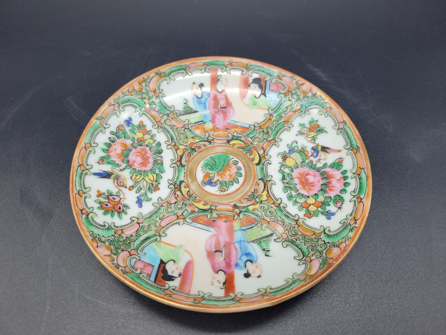 Chinese Famille Rose plates 19th Century Rose Medallion