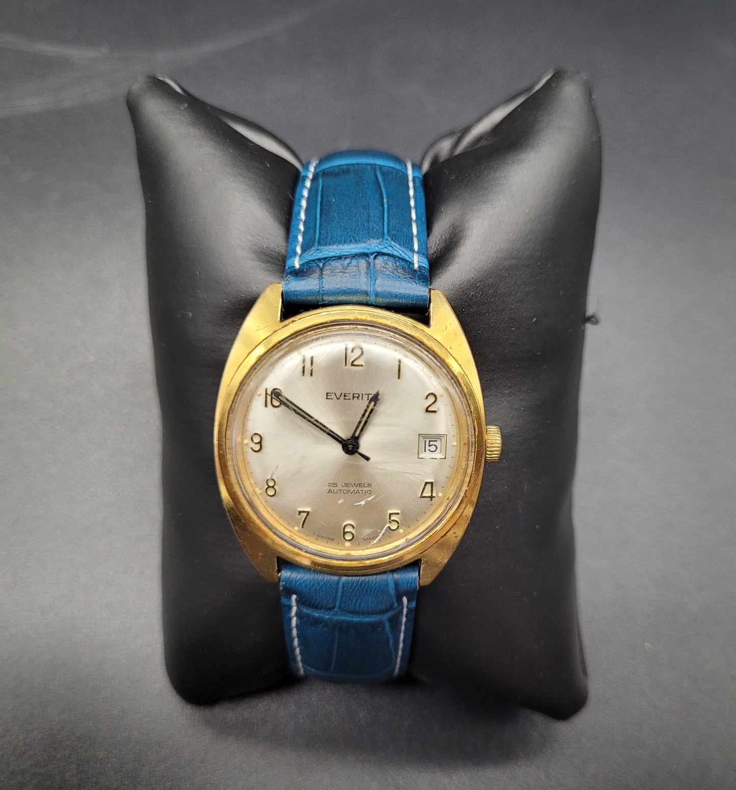 Vintage Swiss Watch EVERITE Automatic 25 Jewels movement 