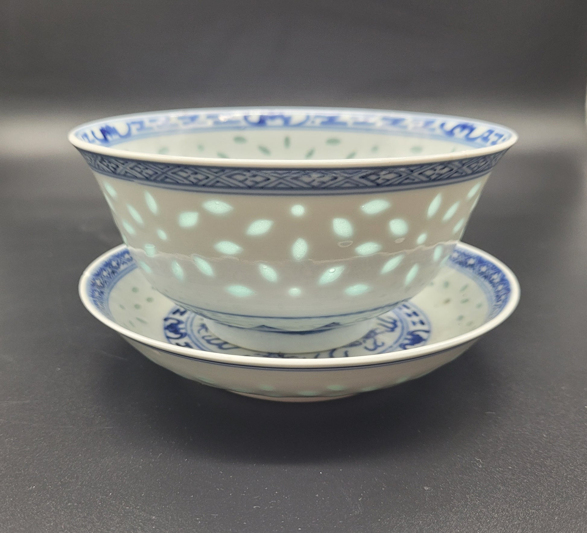 Chinese Republic period Dragon Bowl hand painted design 