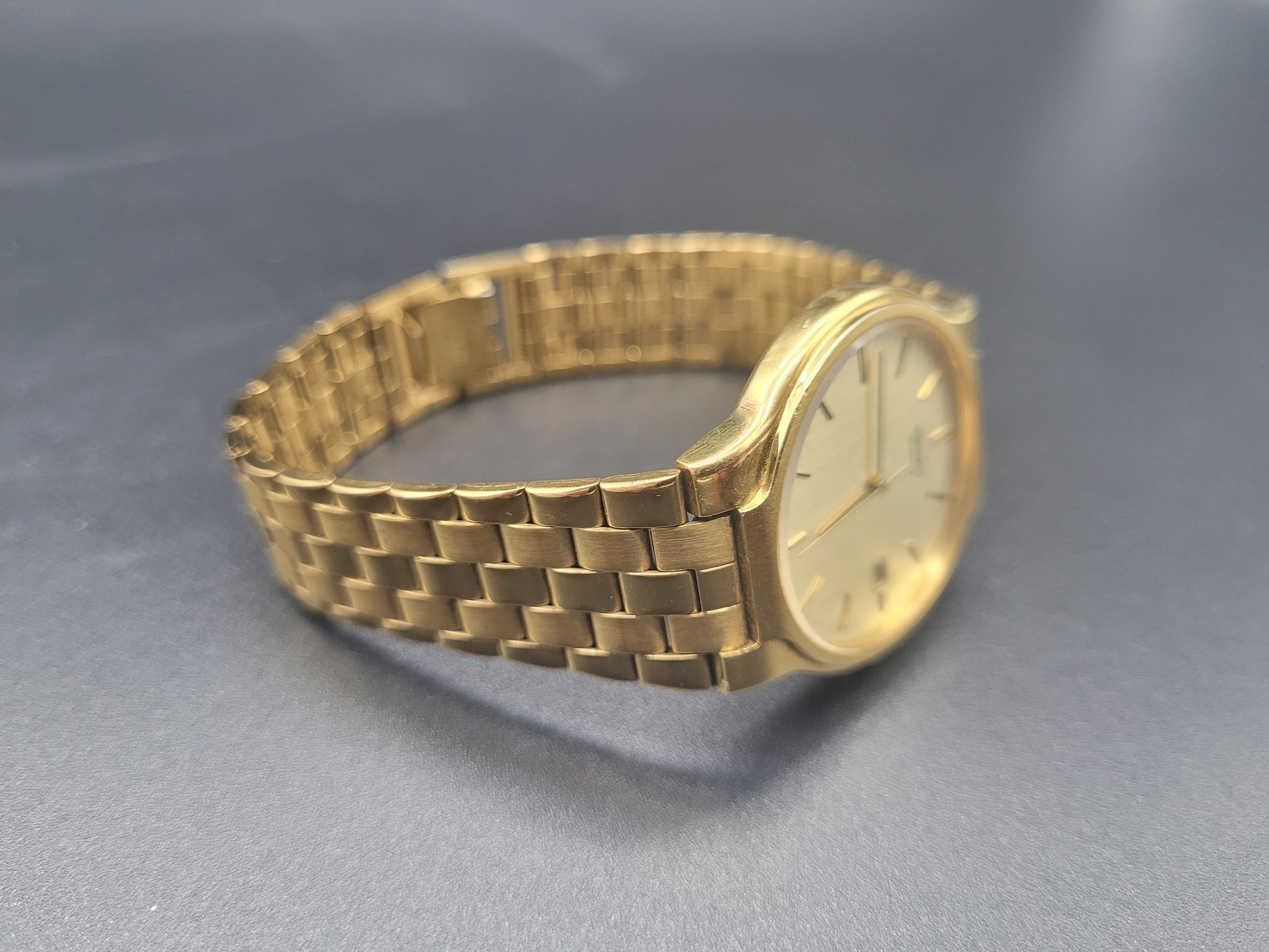Vintage Gold Watches online Seiko Gold Plated Watch Champagne Dial 36mm