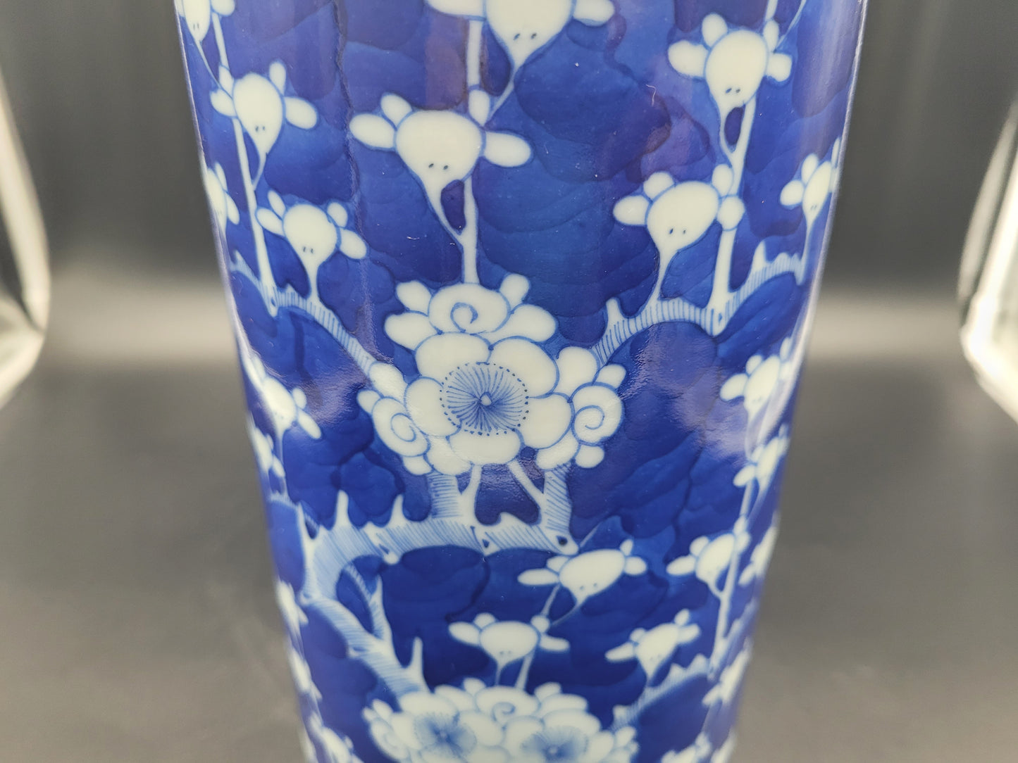 Antiques Store Online Chinese KANGXI Style Prunus Pattern Brush Pot 19th Century Vase