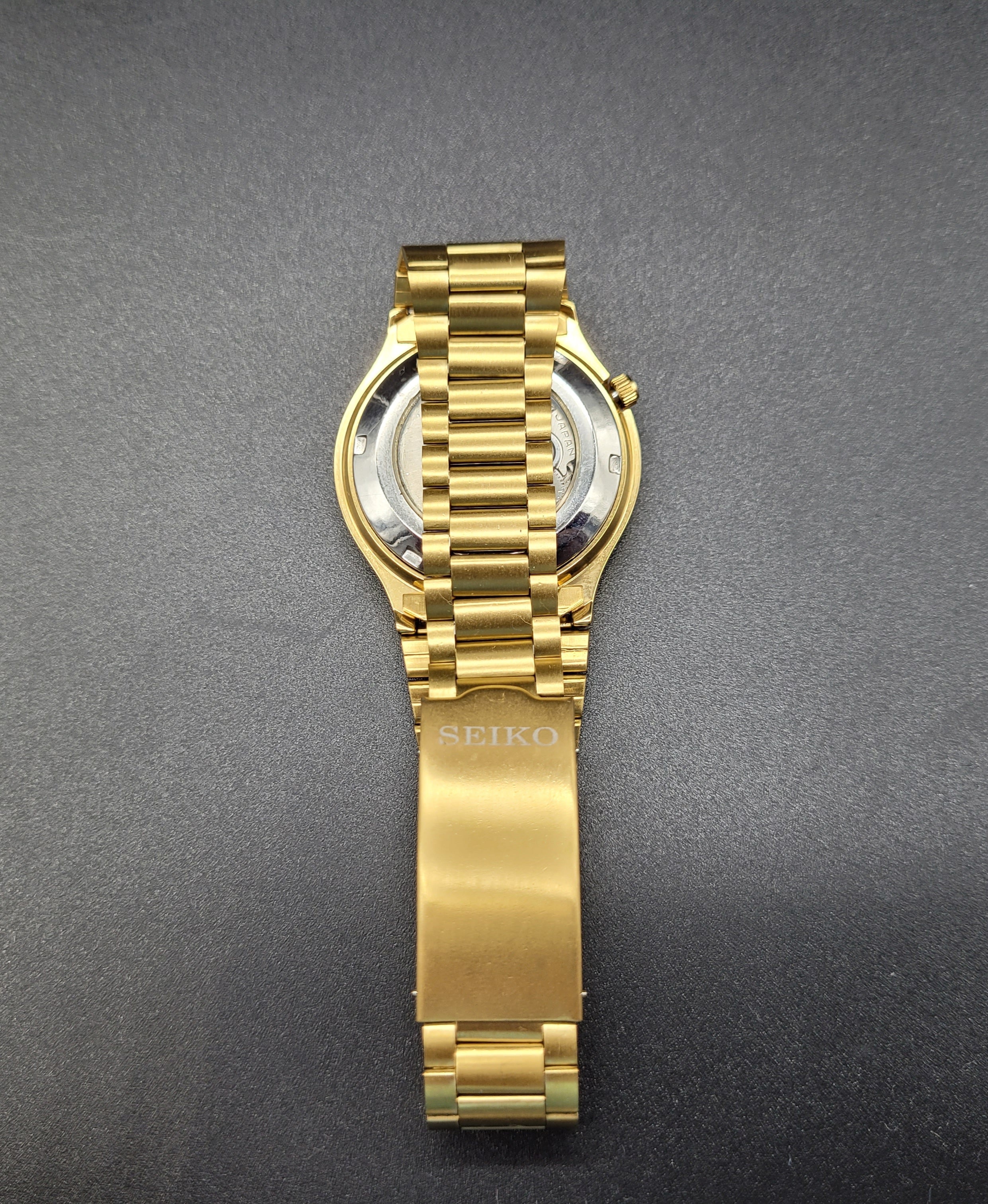 Seiko automatic 17 hot sale jewels gold watch