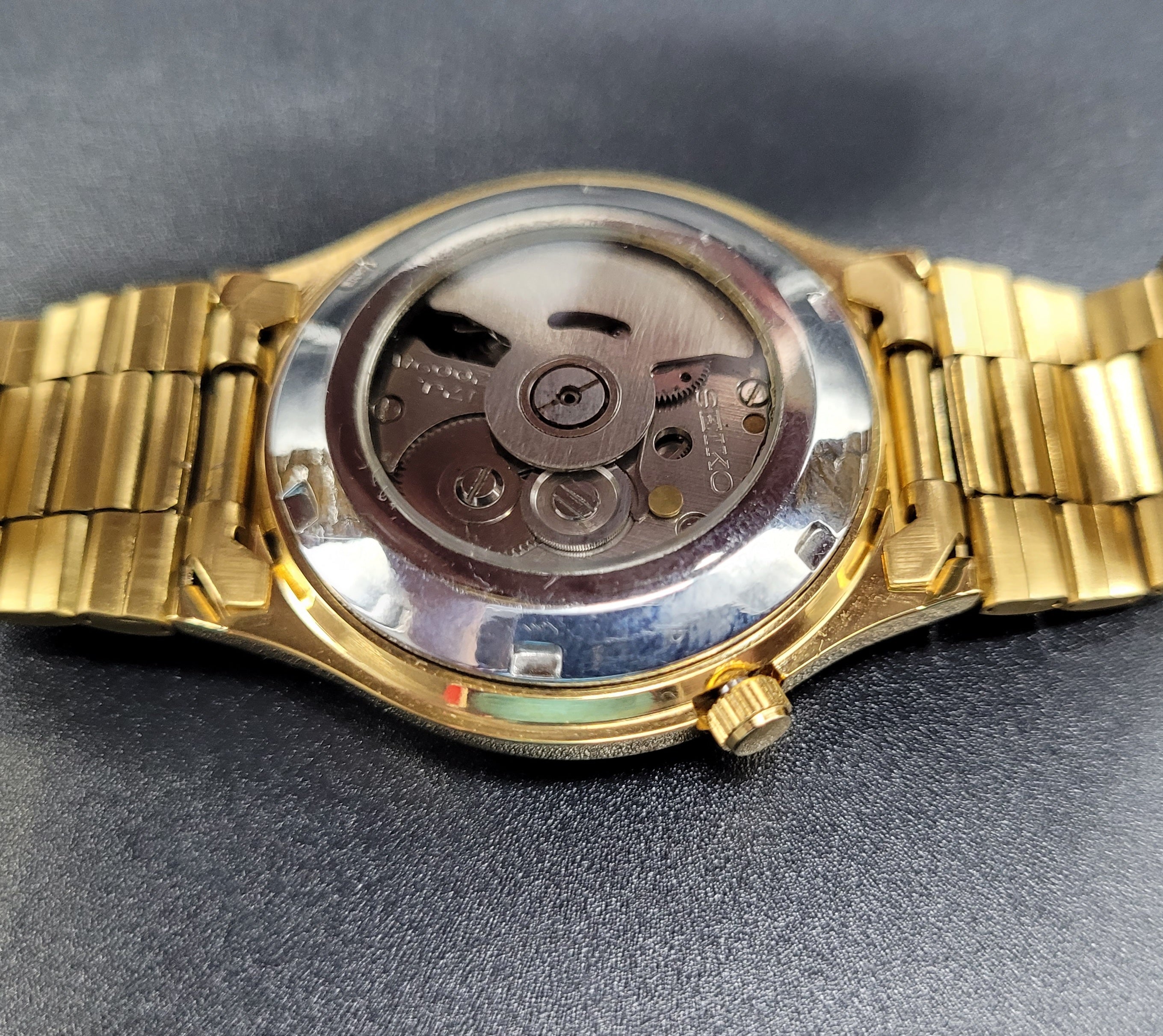 Vintage SEIKO Automatic Watch 17 Jewels Gold Plated KB Antiques