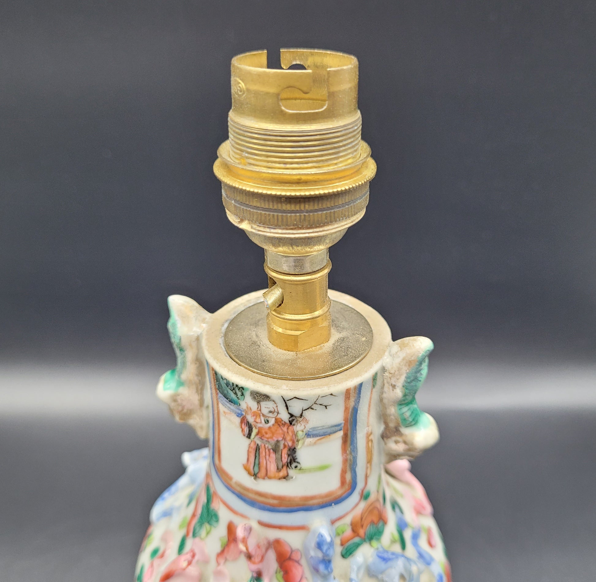 Christies auction Chinese Antique Qing Vase 19th Century Table Lamp
