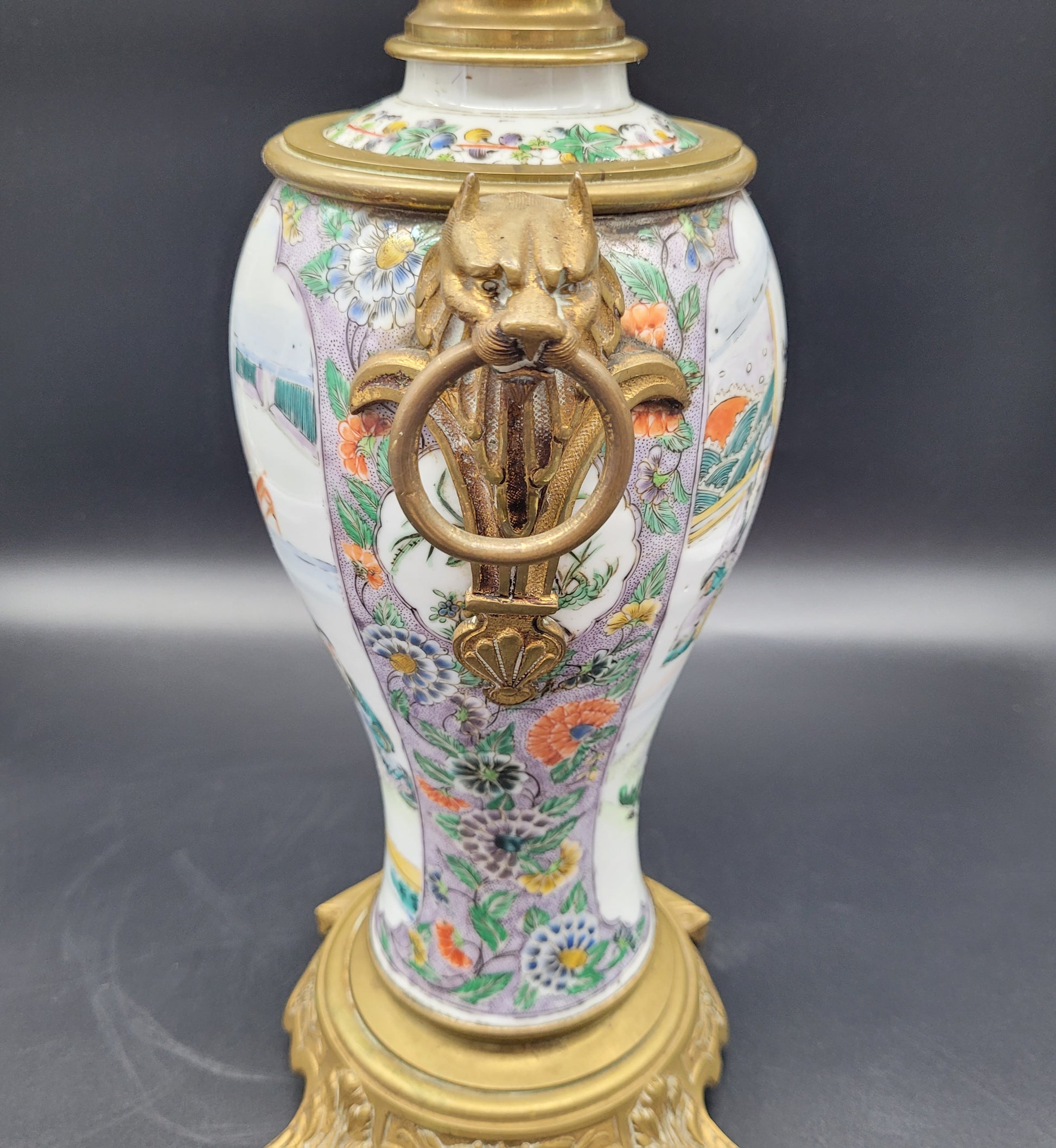 ASIAN ART CHRISTIES Beautiful Antique Chinese 18th /19th Century Famille Vert Vase With High Quality Ormolu Mounts. K.B ANTIQUES & JEWELLERY