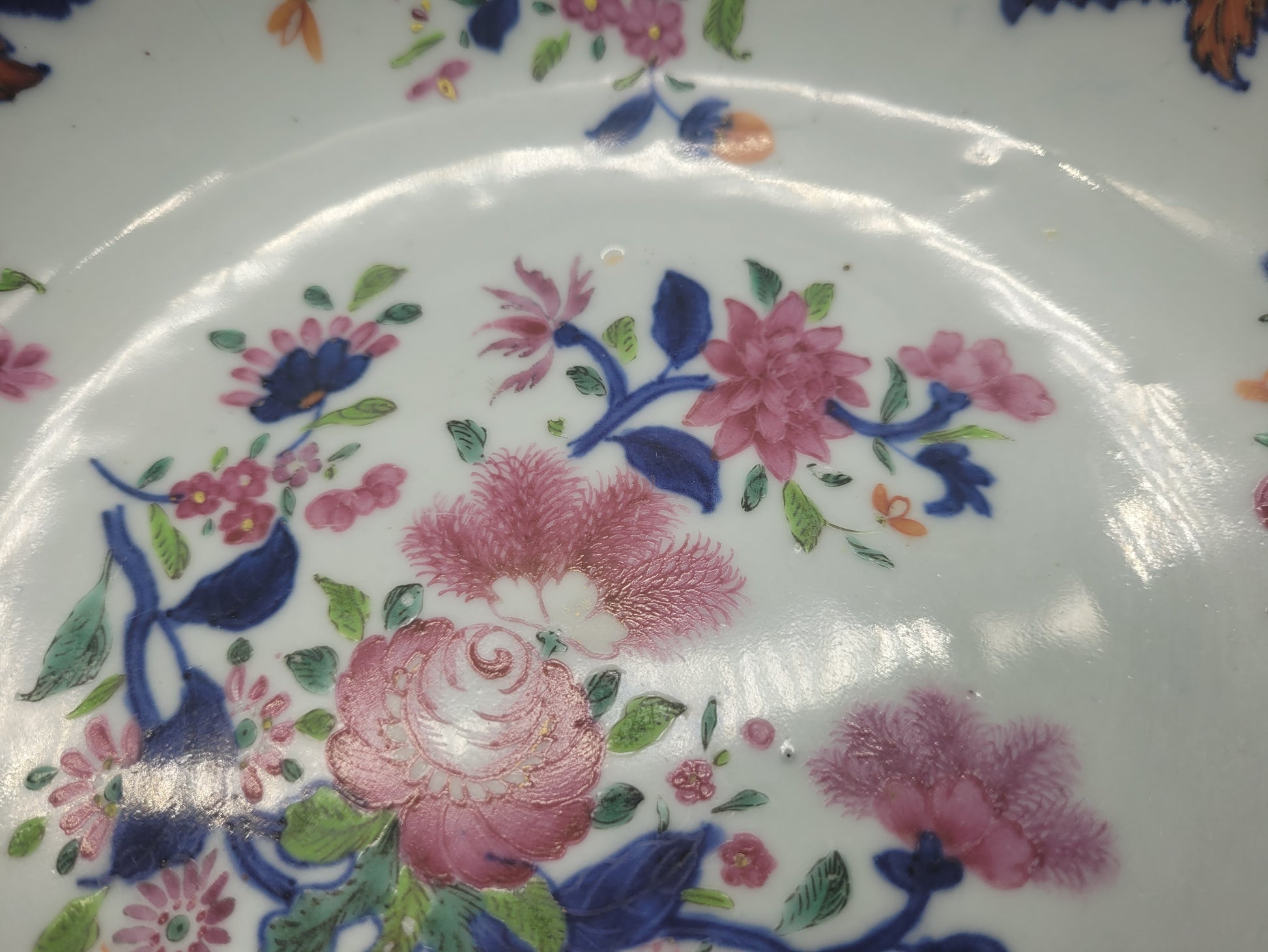 Christies auction Hong Kong Beautiful Extremely well decorated Chinese 18th / 19th Century Famille Rose Export Bowl