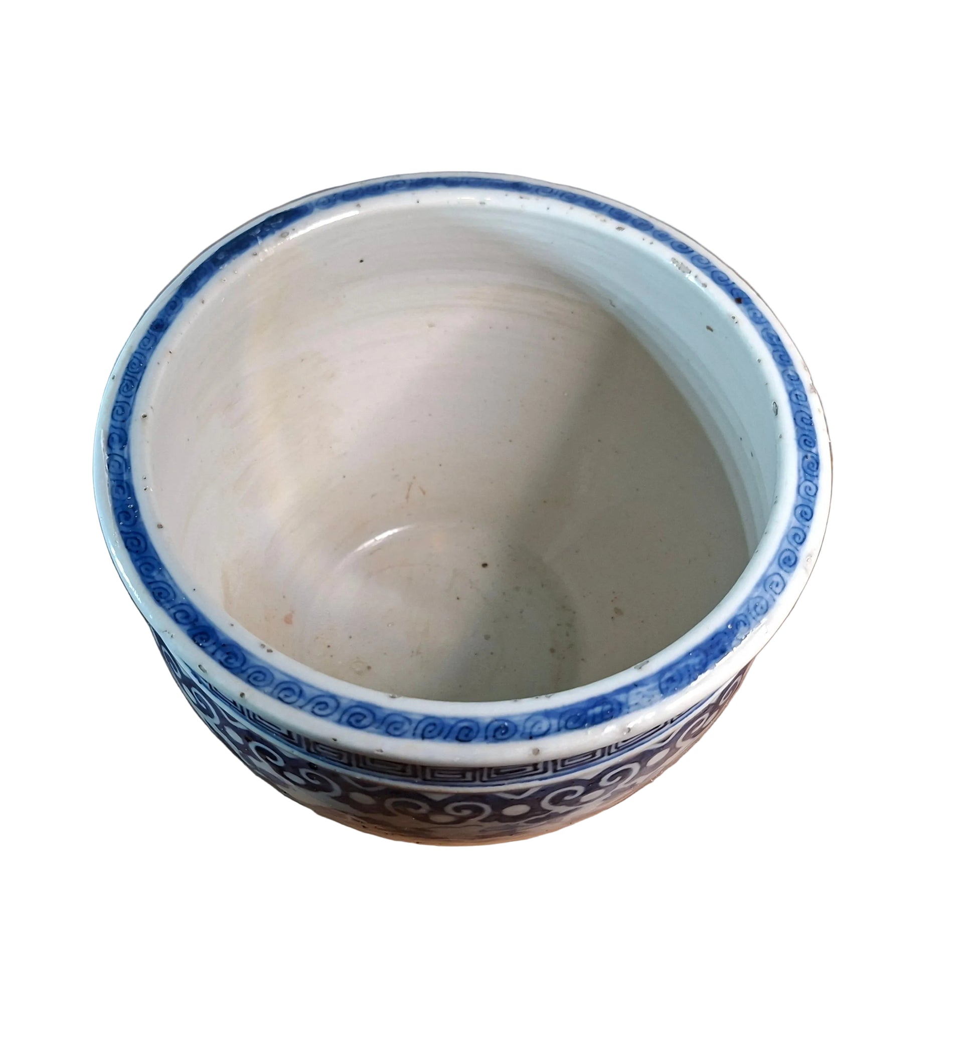 An Antique Blue and White Dragon Planter, China, Qing Dynasty, 18th/19th Century