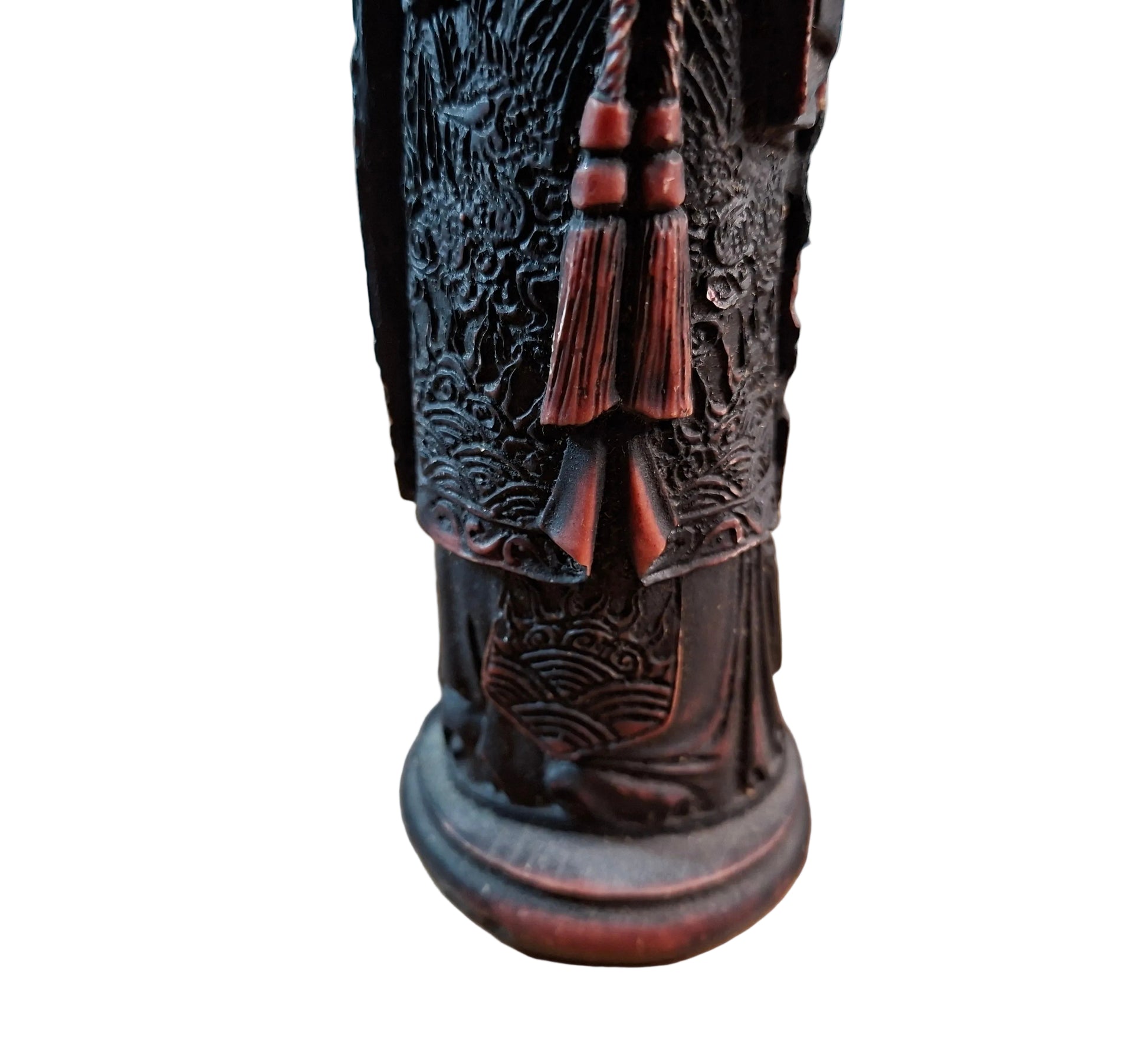 Chinese hand Carved Resin Asian Figure-Statue