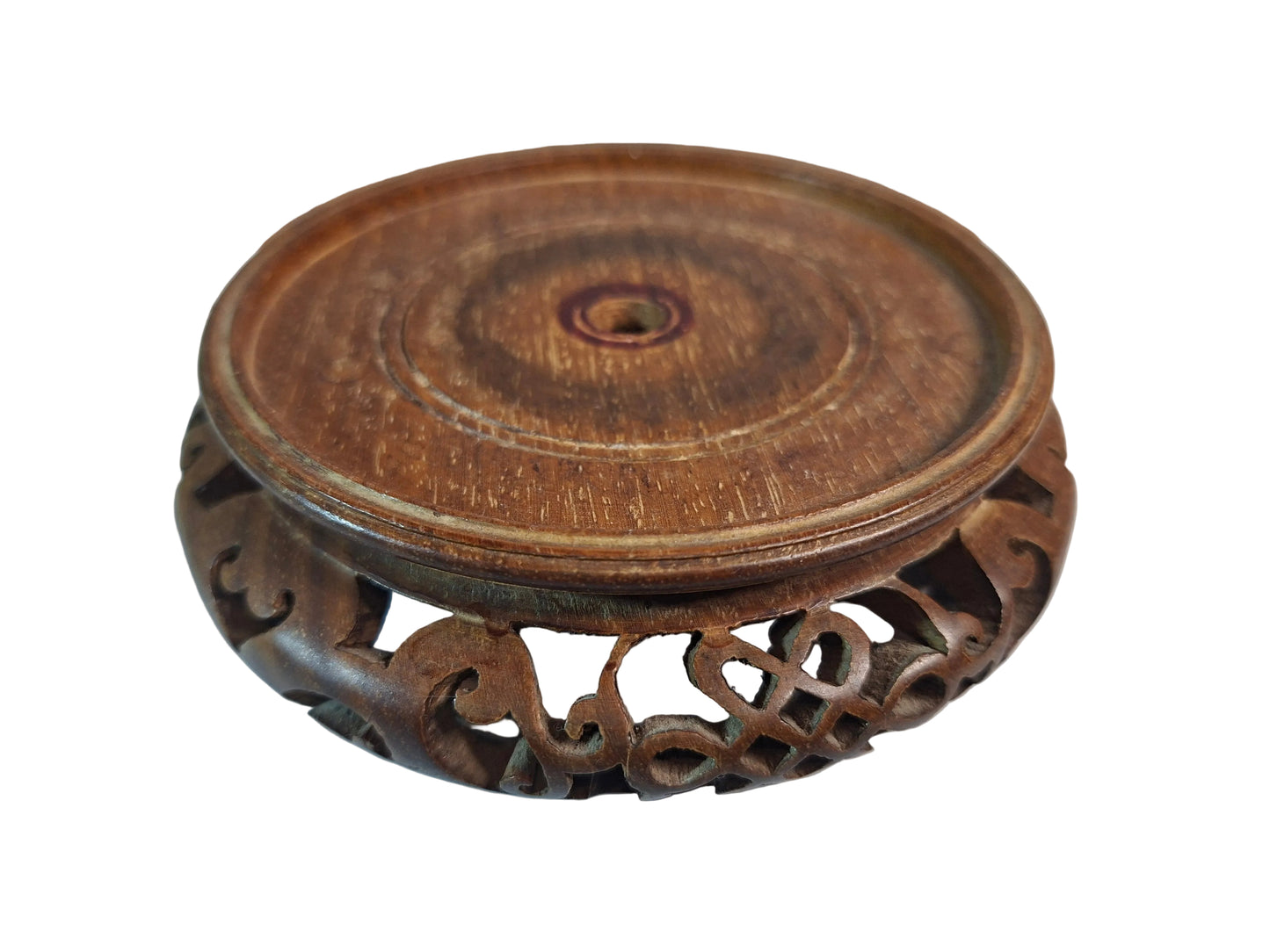 Antique Chinese Carved wooden vase stand