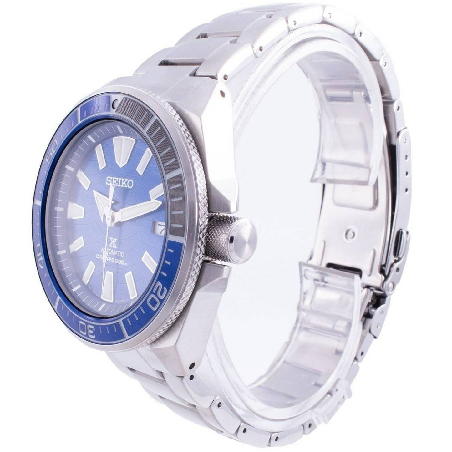 Wholesale Watches USA - Seiko SRPD23J1 Prospex Samurai Save the Ocean Automatic Silver Steel Watch Japan