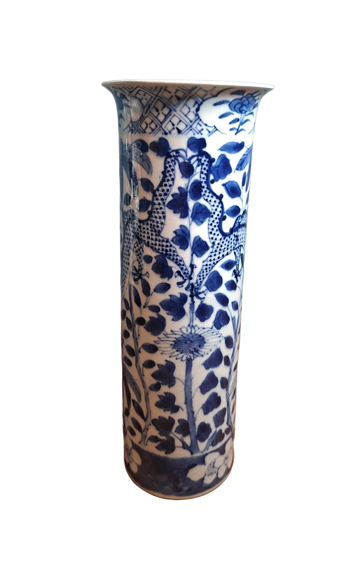 Chinese Dragon Vase in Underglaze Blue Dateing to the 19th Century Golds Antiques Store