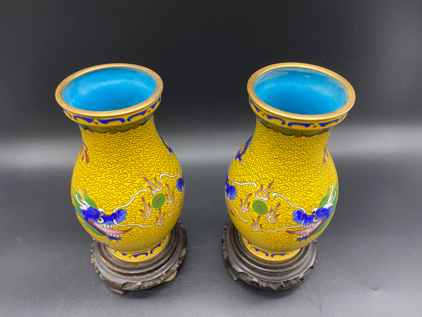 Cloisonné objects were intended primarily for the furnishing of temples and palaces, because their flamboyant splendor was considered appropriate to the function of these structures
