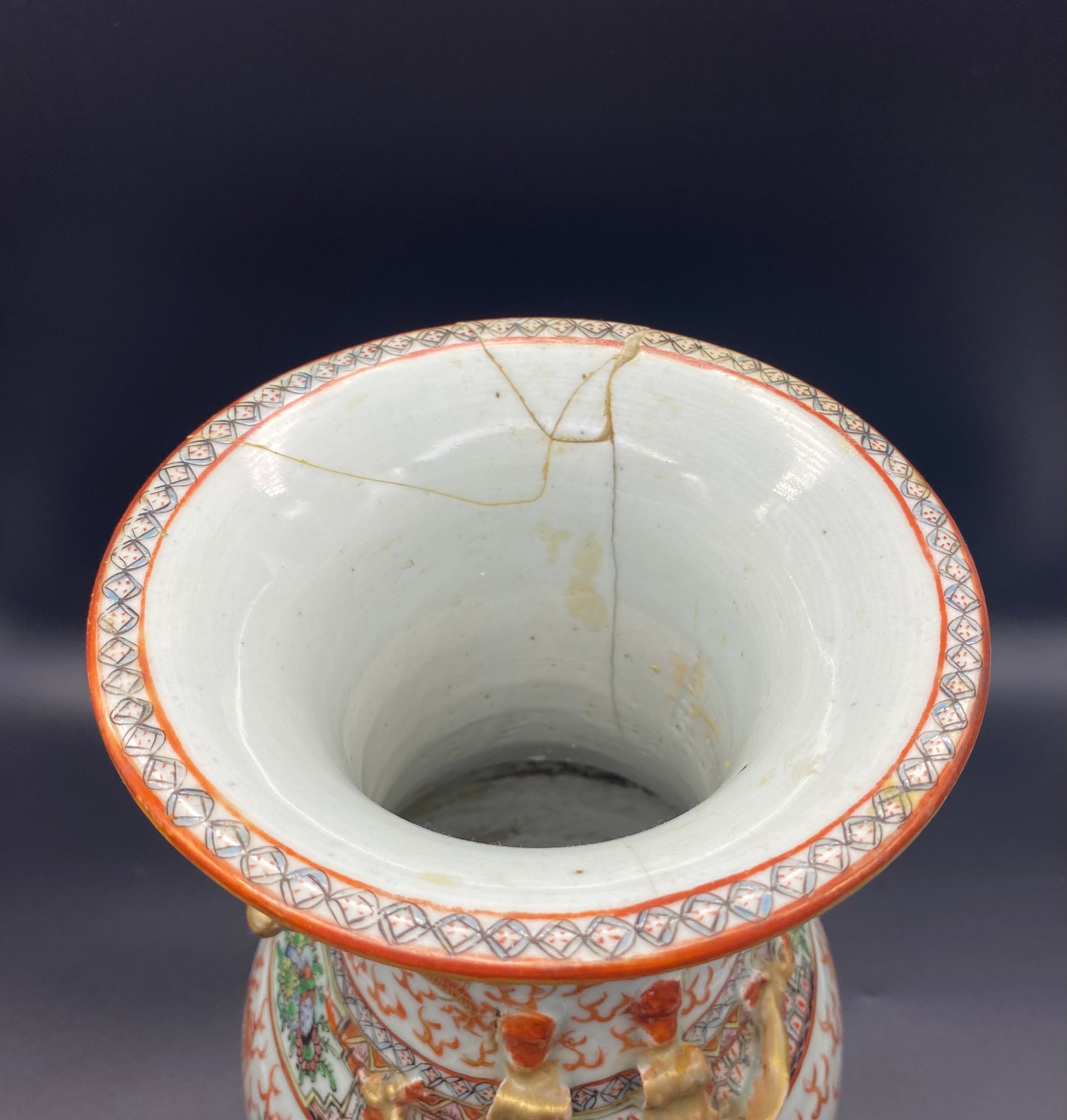 KB ANTIQUES Chinese dragon vase for sale Republic period porcelain 