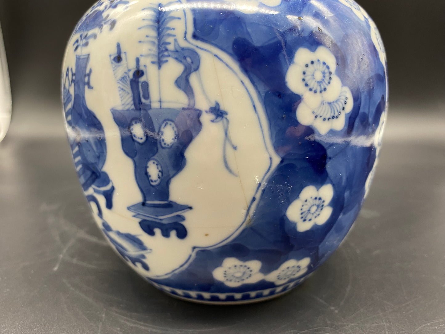 Chinese Ginger Jar 19th Century Porcelain Antique Vase SIGNED