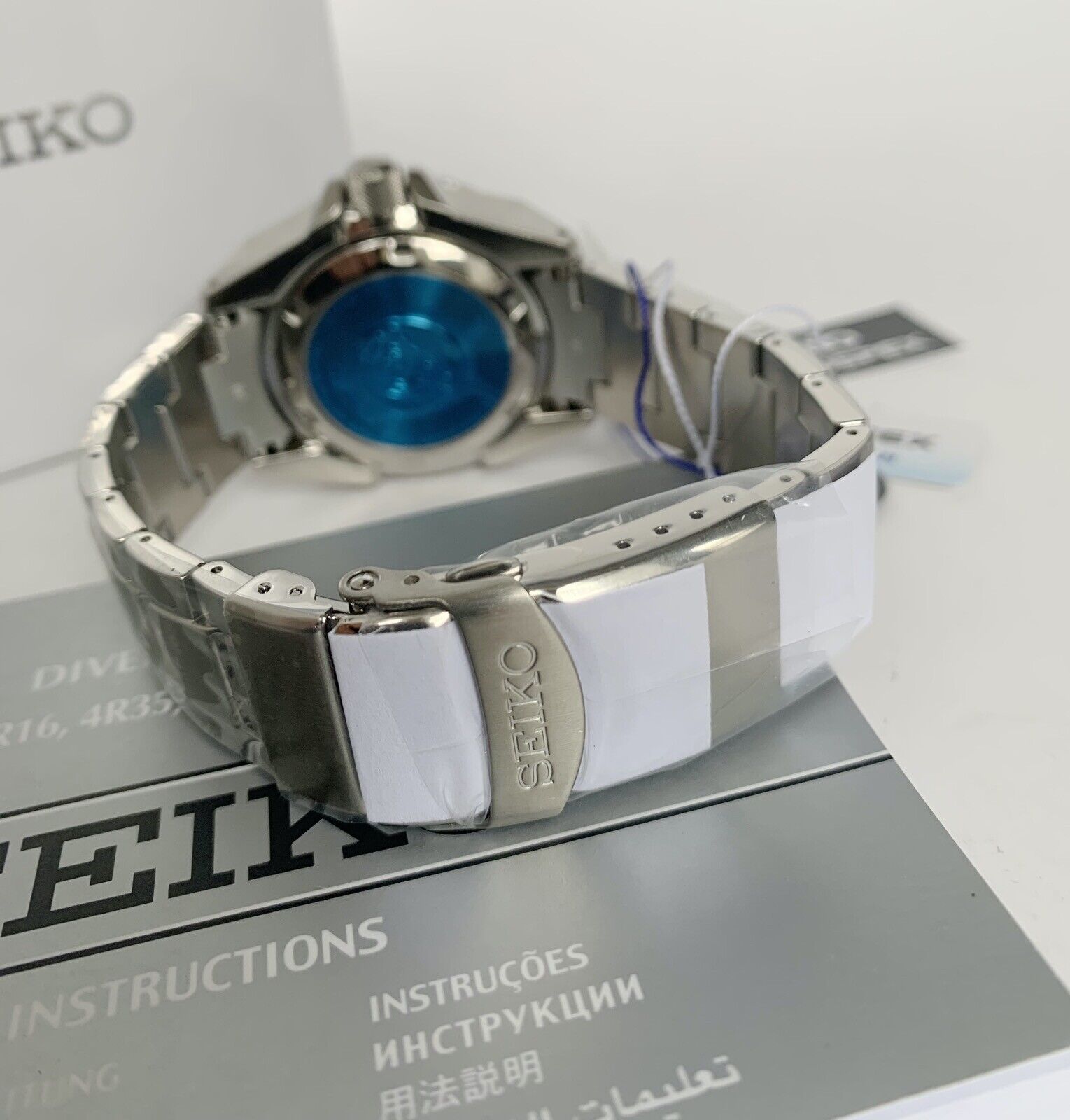 ANTIQUES & WATCHES Online Sale - Seiko SRPD23J1 Prospex Samurai Save the Ocean Automatic Silver Steel Watch Japan