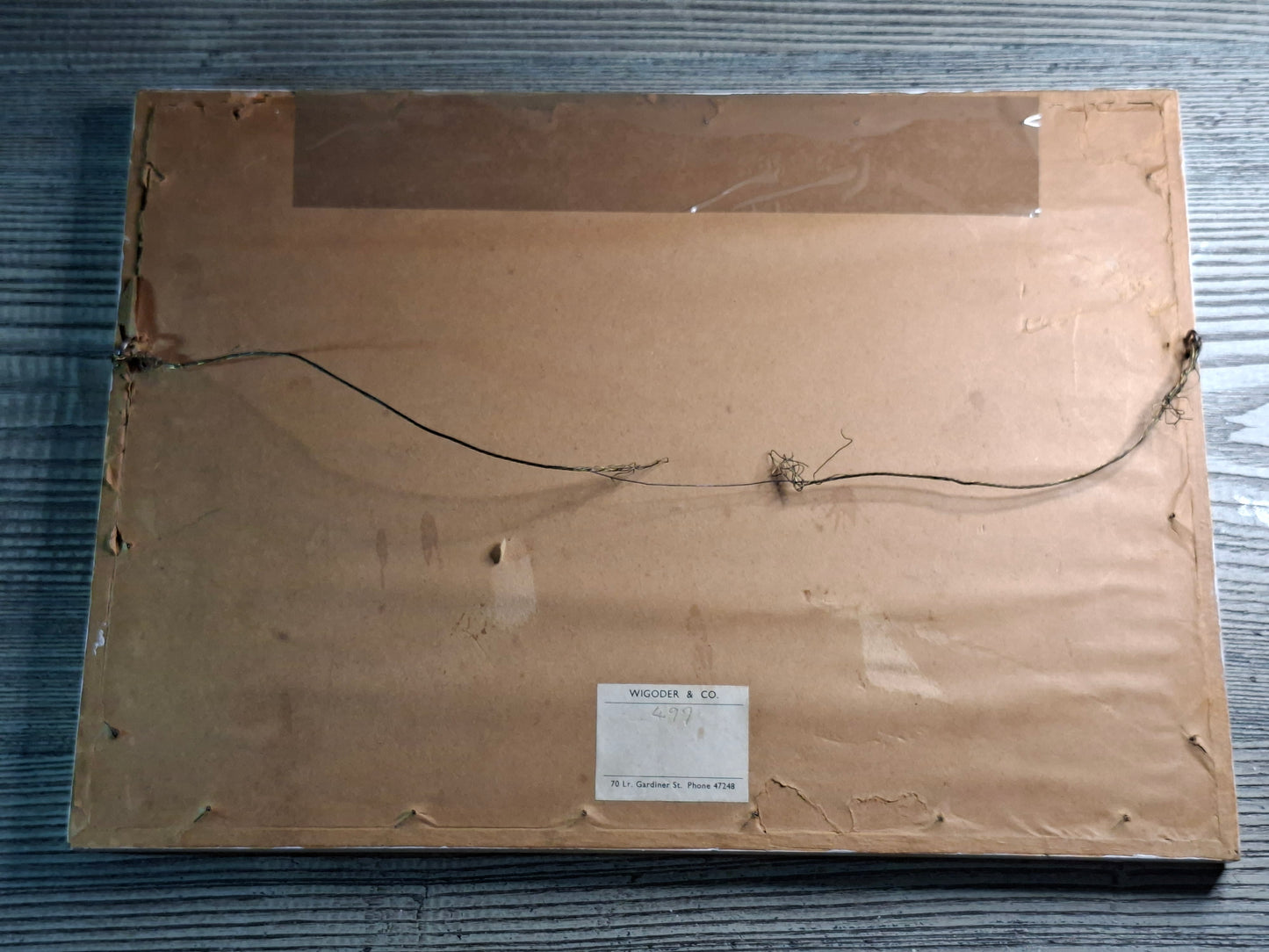 Back view of a 19th-Century Chinese Watercolour on Pith Paper - Versions of Punishment #2