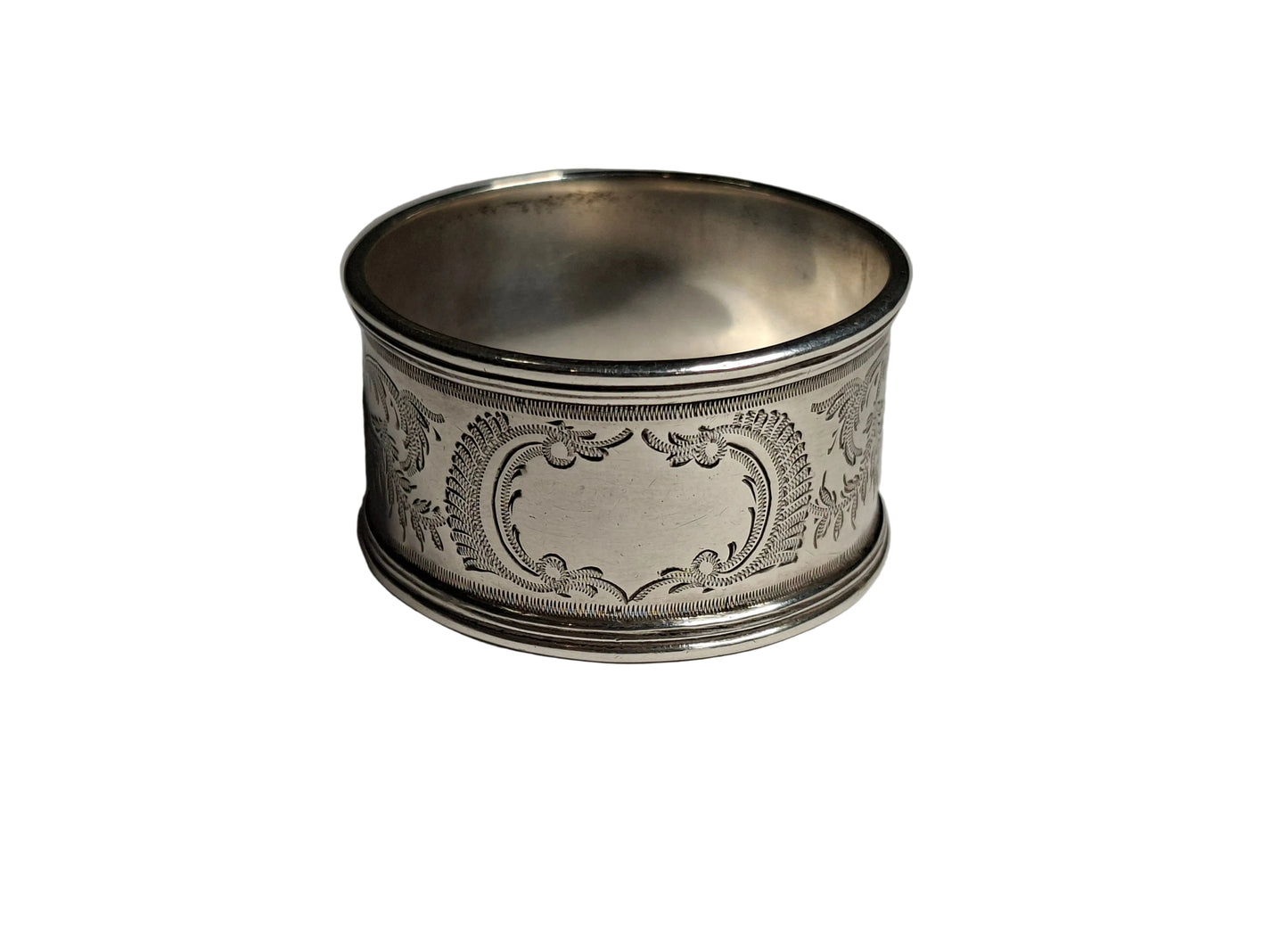 Antique Silver Napkin Ring, Elkington 1895