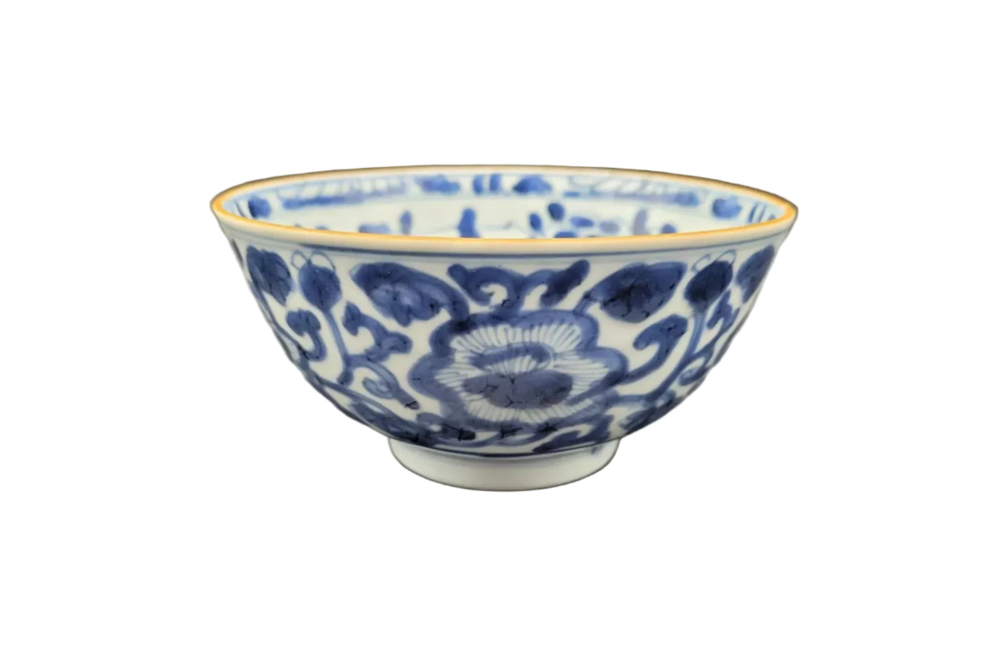 Kangxi Chinese Bowl 18th Century Blue and White