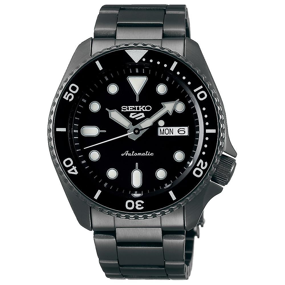 Vintage Seiko Watch Sale Online - Seiko 5 Sports Automatic Black Dial Men's Watch