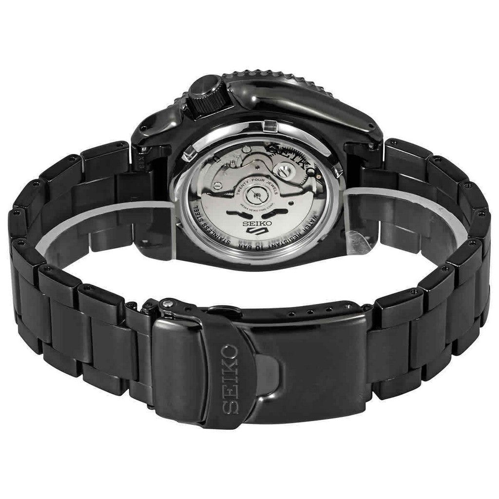 Mens Watch Sale USA - Seiko 5 Sports Automatic Black Dial Men's Watch